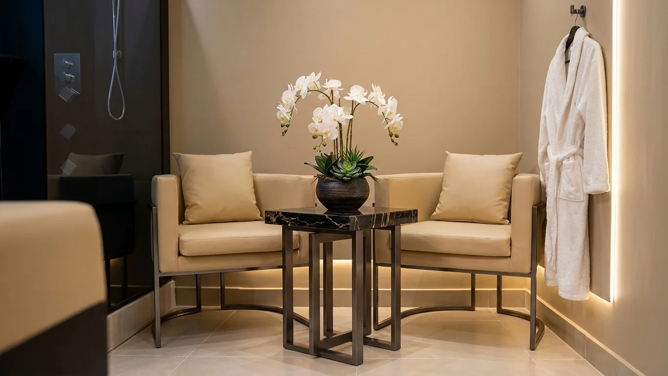 Serene spa ritual at AMARA Relaxation Center